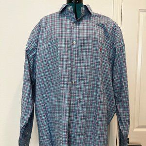 Ralph Lauren Mens Plaid Long sleeve 3XLT
